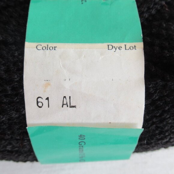 Lot of 5 Skeins VTG Reynolds Kitten Yarn, Acrylic Paloma II Black from Belgium - Picture 6 of 12